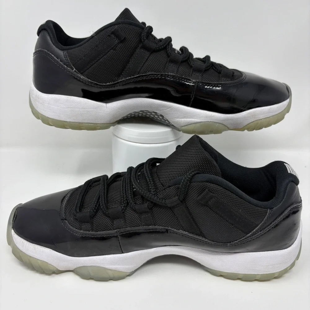 Jordan Air Jordan 11 Retro Low Men's Size 9.5 Black Shoes Sneakers (FV5104-004)